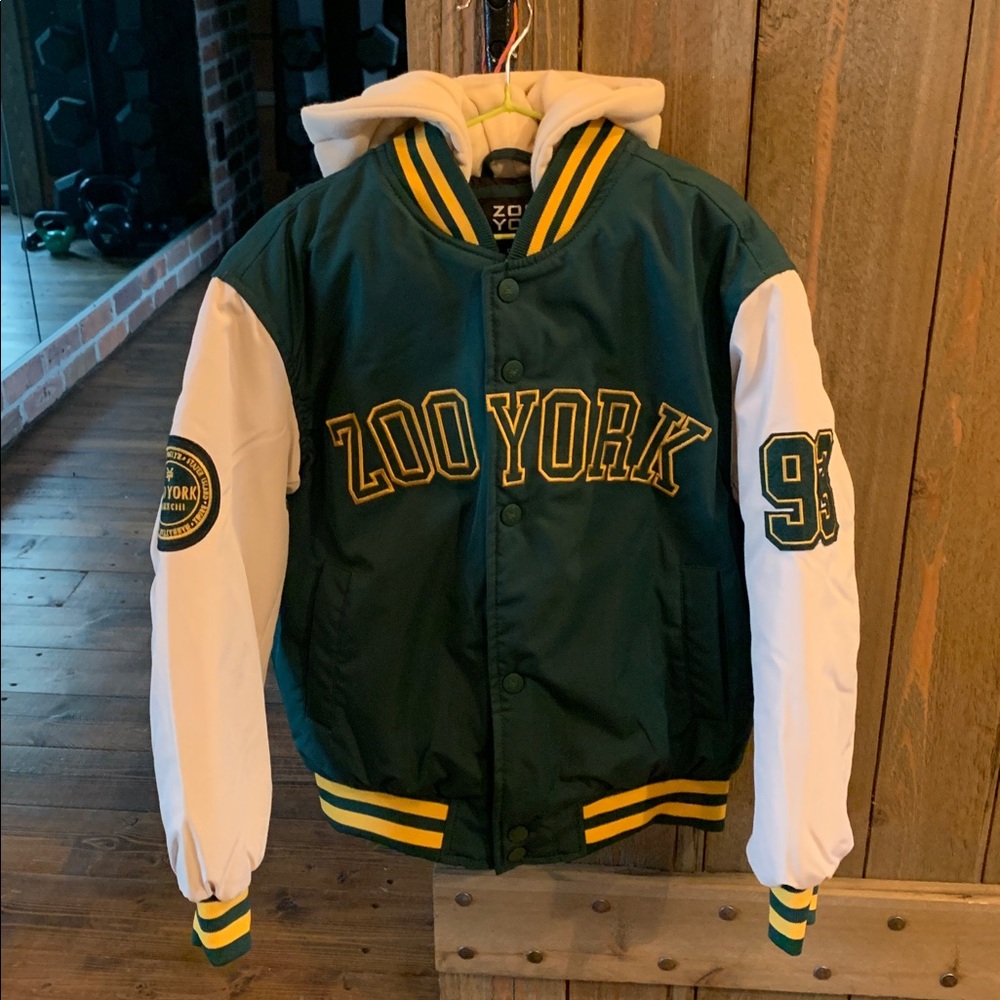 NEW Zoo York boys 7/8 varsity jacket unworn